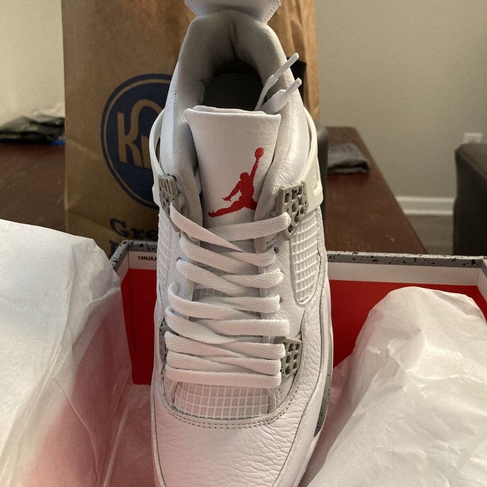 Nike Air Jordan Retro 4 White Oreo US8.5